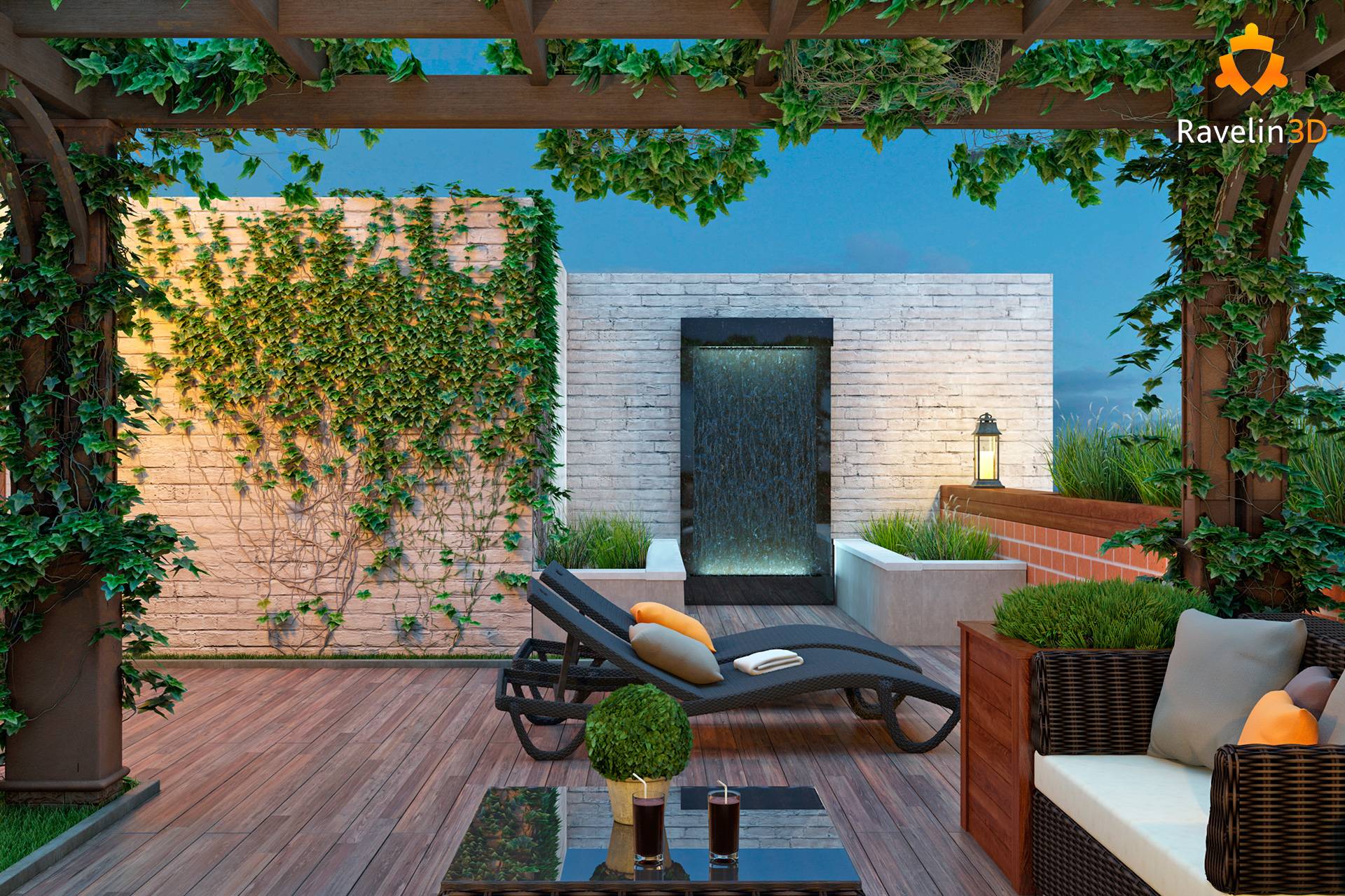 Terrases in St. Petersburg