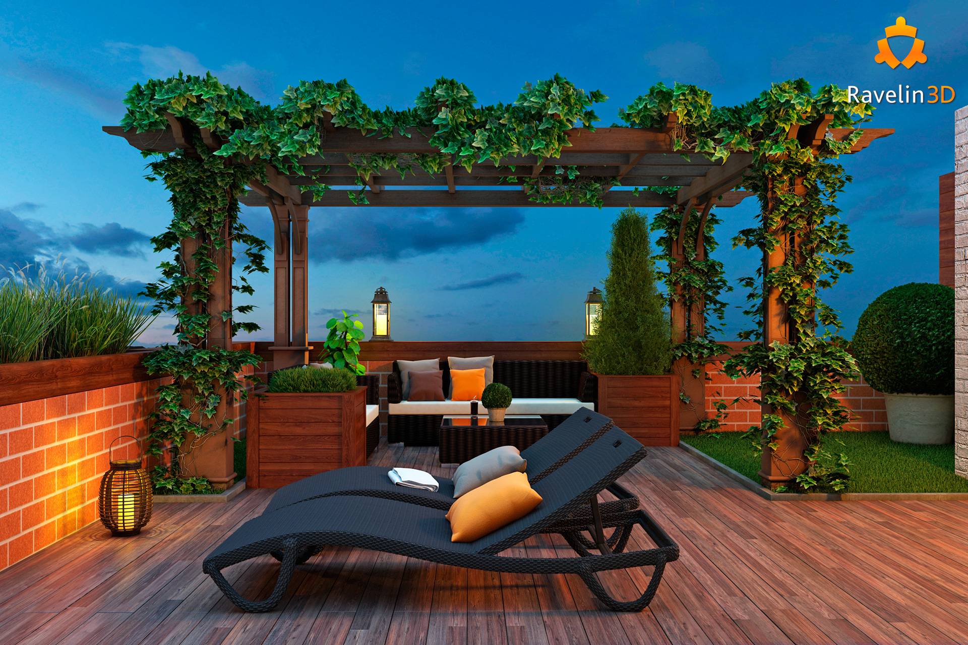 Terrases in St. Petersburg