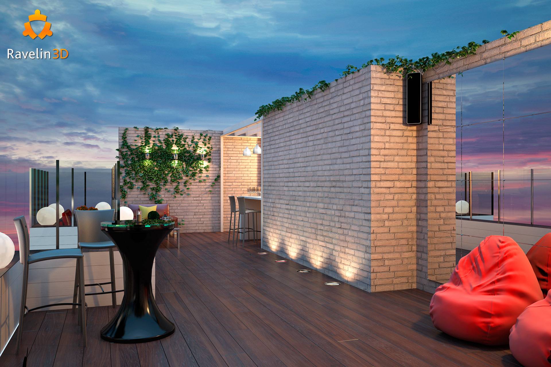 Terrases in St. Petersburg