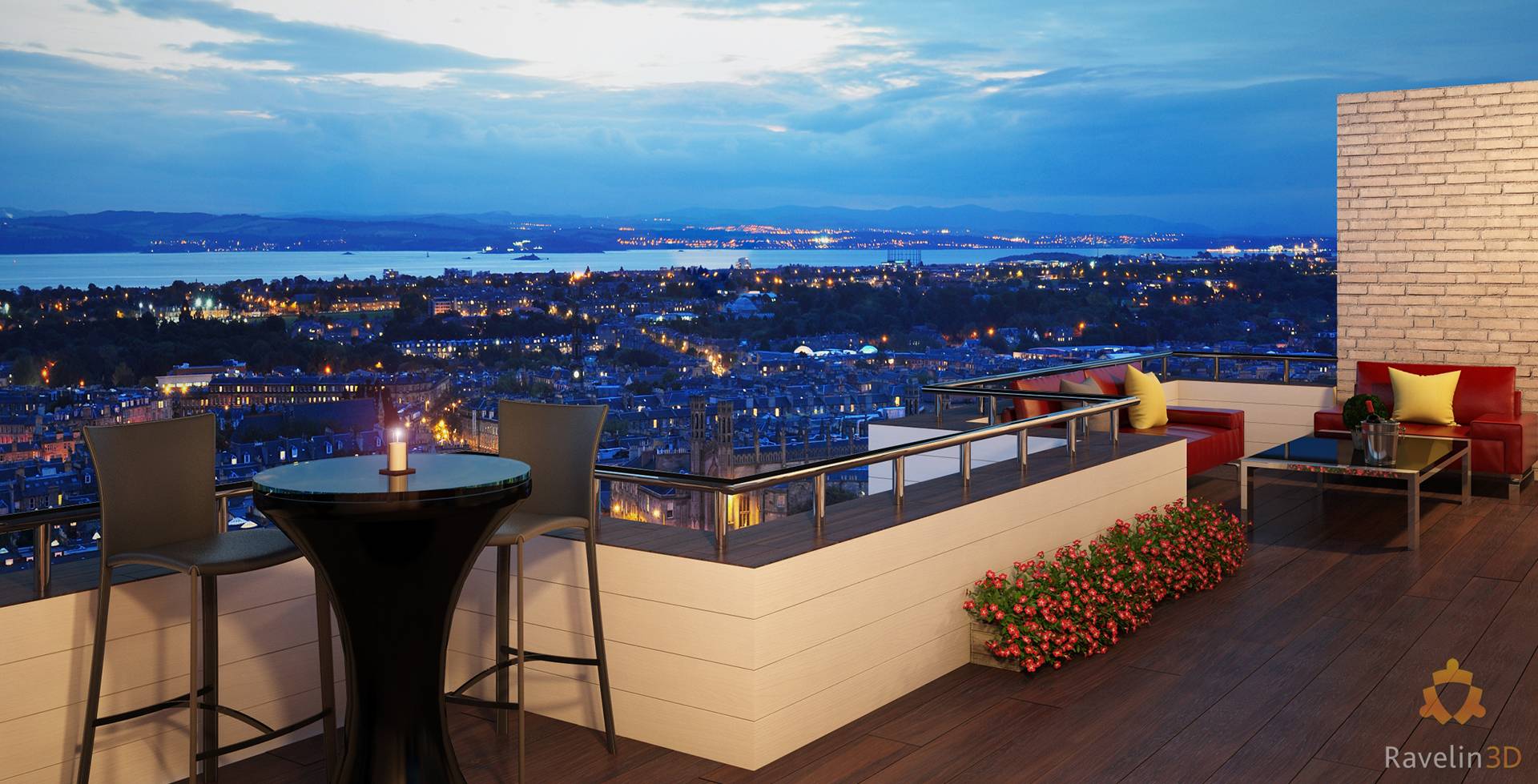 Terrases in St. Petersburg