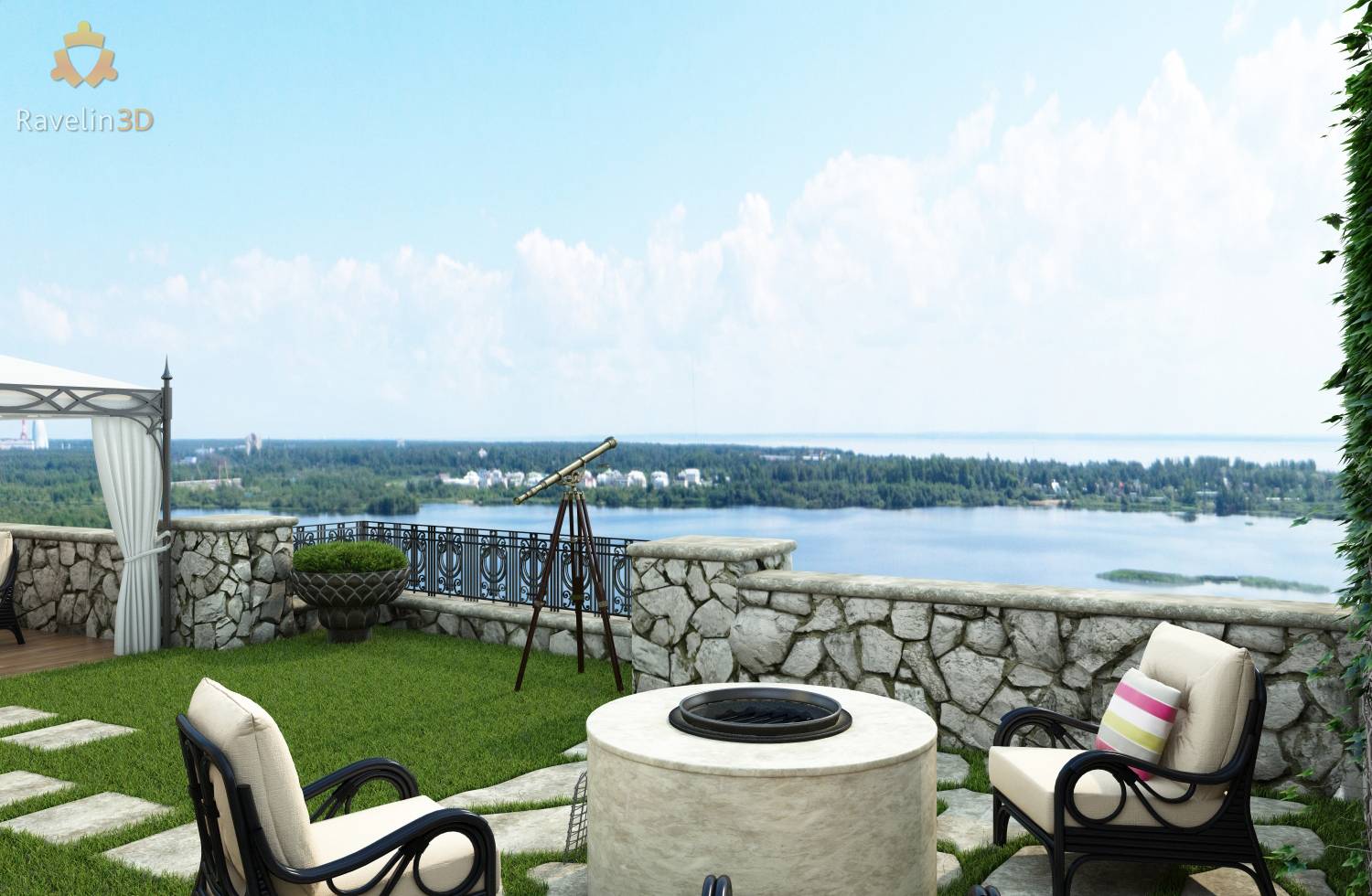 Terrases in St. Petersburg