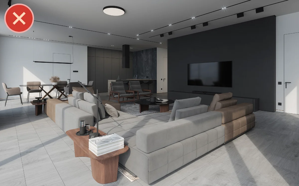 Interiors: Avoid the “Corner Trap”