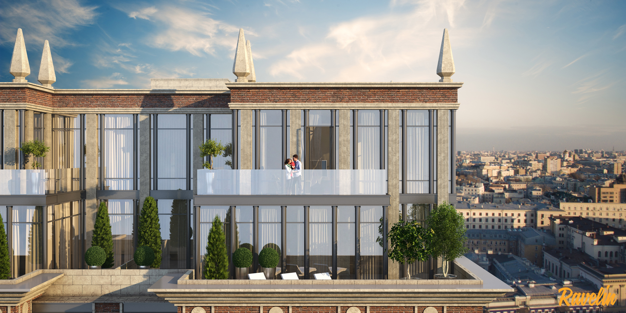 luxury real estate 3d rendering new york